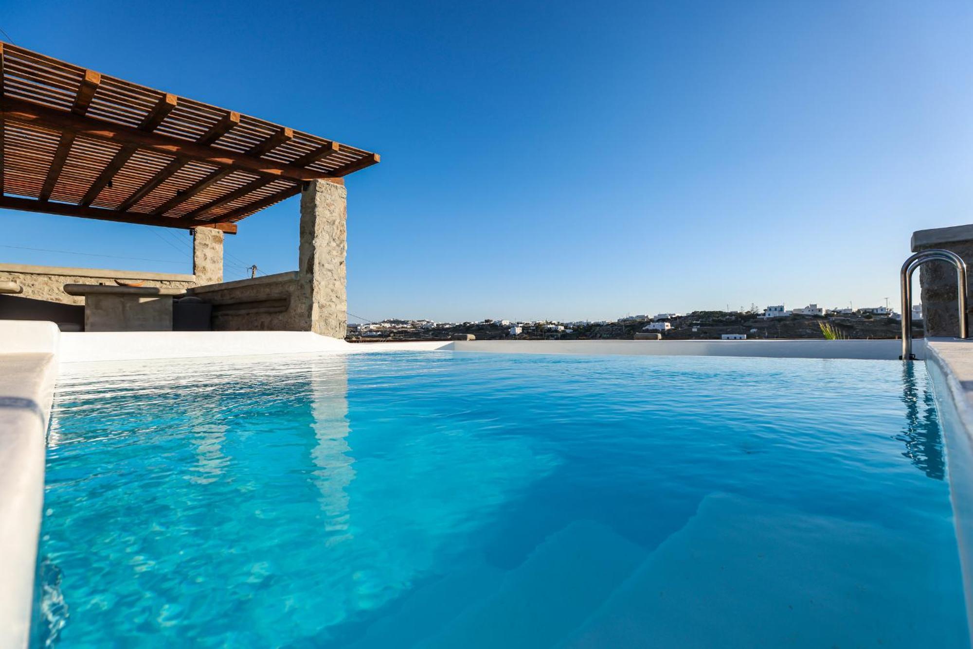 Sunset Views - George Villa Iv, With Private Pool Close To Town Mykonos Town Exterior photo