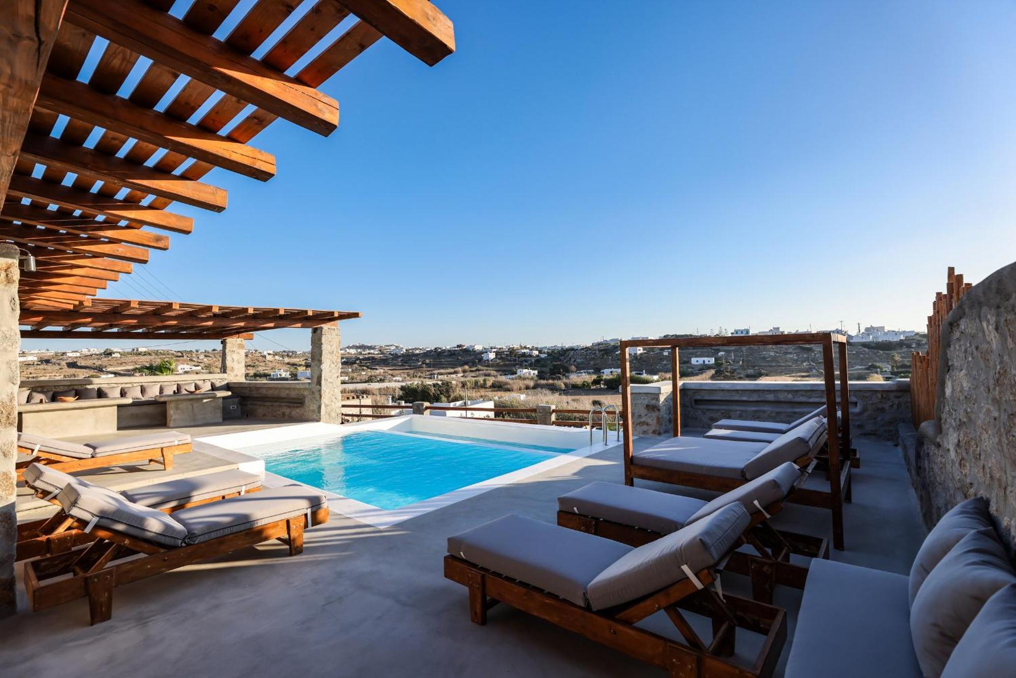 Sunset Views - George Villa Iv, With Private Pool Close To Town Mykonos Town Exterior photo