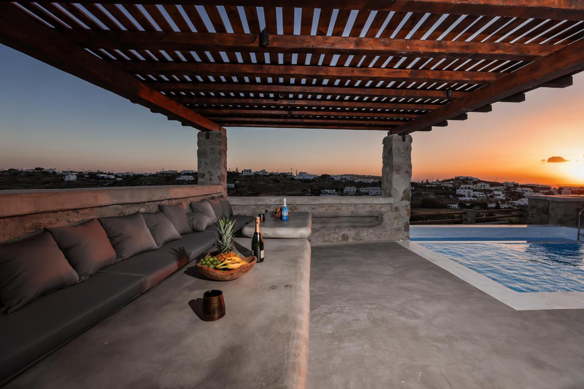 Sunset Views - George Villa Iv, With Private Pool Close To Town Mykonos Town Exterior photo