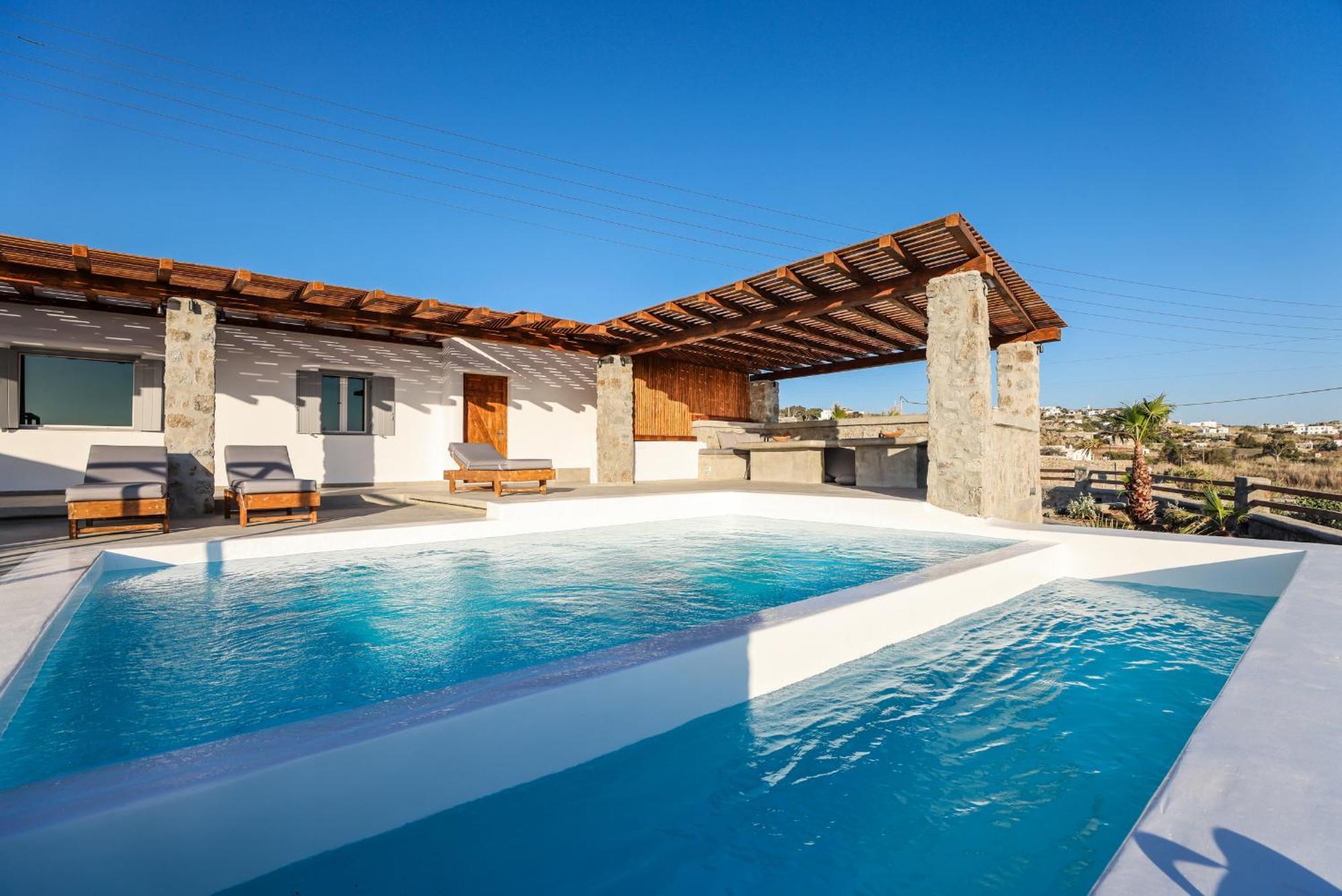 Sunset Views - George Villa Iv, With Private Pool Close To Town Mykonos Town Exterior photo